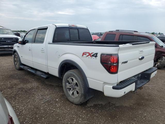 FORD F150 SUPER 2014 white crew pic gas 1FTFW1ET4EFB59559 photo #3