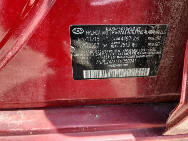 2015 HYUNDAI SONATA SE - 5NPE24AF1FH250241
