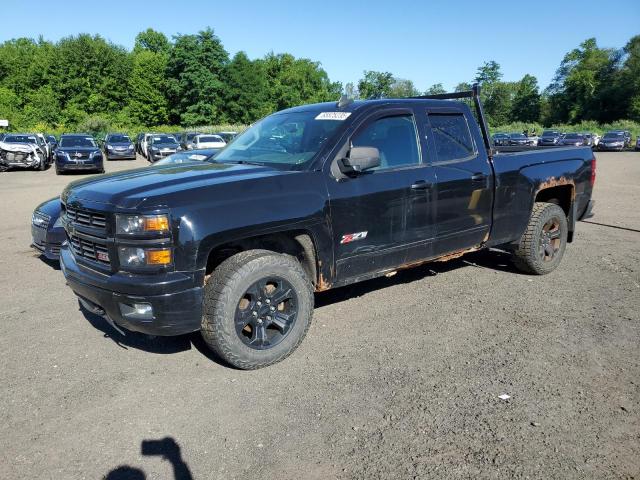 CHEVROLET SILVERADO 2015 black 4dr ext gas 1GCVKREC0FZ423379 photo #1