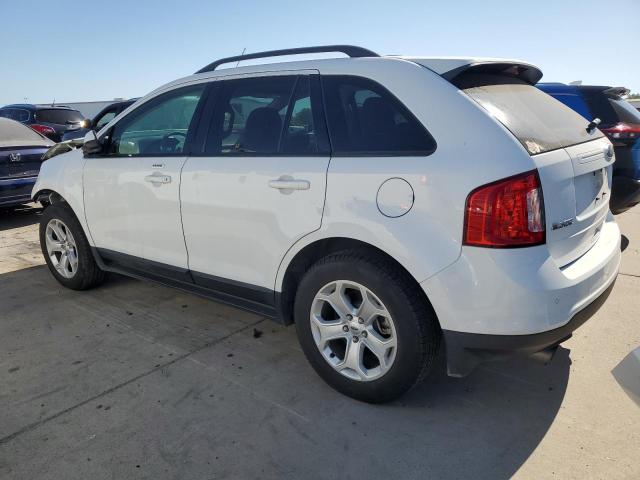 FORD EDGE SEL 2014 white  gas 2FMDK3J95EBA53806 photo #3