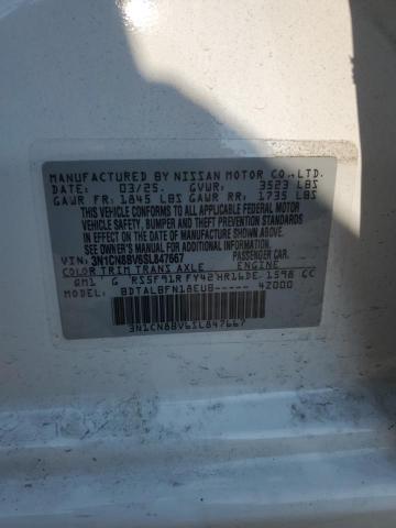 2025 NISSAN VERSA S 3N1CN8BV6SL847667