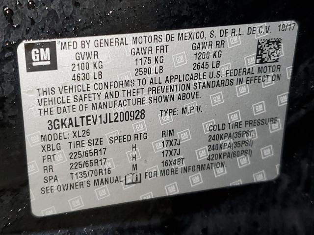 2018 GMC TERRAIN SL 3GKALTEV1JL200928