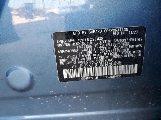 2021 SUBARU FORESTER JF2SKADC0MH466498