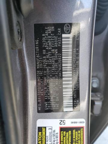 2022 TOYOTA CAMRY SE - 4T1G11AK7NU626822