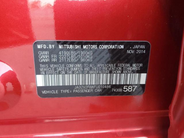 2015 MITSUBISHI LANCER SE JA32V2FWXFU010486