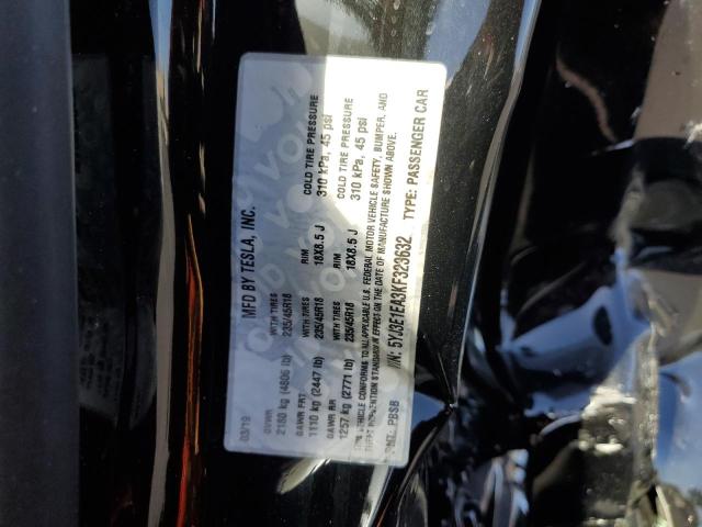 2019 TESLA MODEL 3 5YJ3E1EA3KF323632
