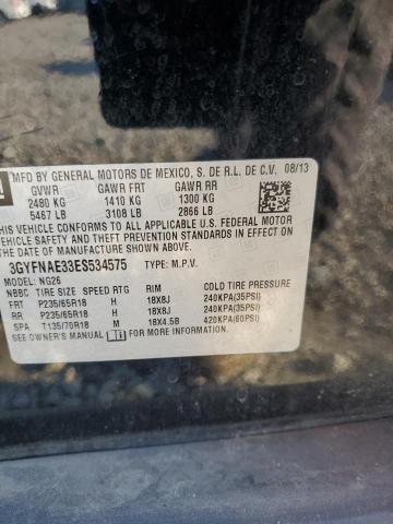 2014 CADILLAC SRX - 3GYFNAE33ES534575
