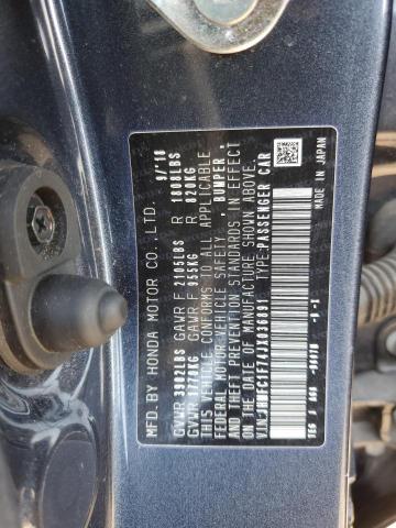 2018 HONDA CIVIC EXL JHMFC1F74JX036891