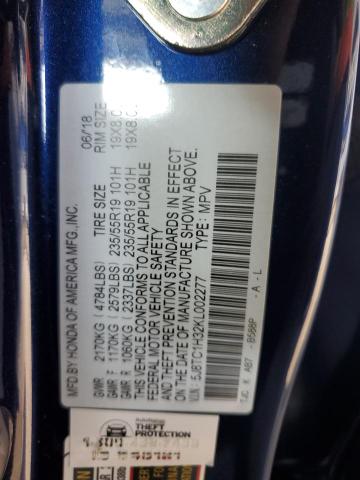 2019 ACURA RDX 5J8TC1H32KL002277