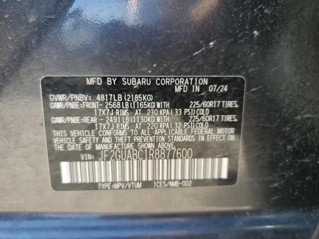 2024 SUBARU CROSSTREK JF2GUABC1R8877600
