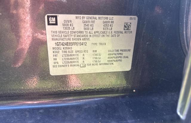 2015 GMC SIERRA K35 1GT424E85FF619412