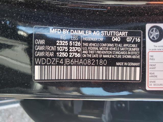 2017 MERCEDES-BENZ E 300 - WDDZF4JB6HA082180