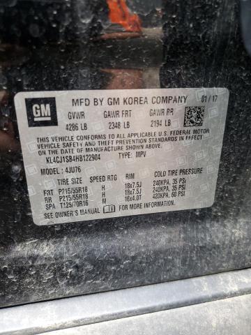 2017 BUICK ENCORE SPO KL4CJ1SB4HB122904