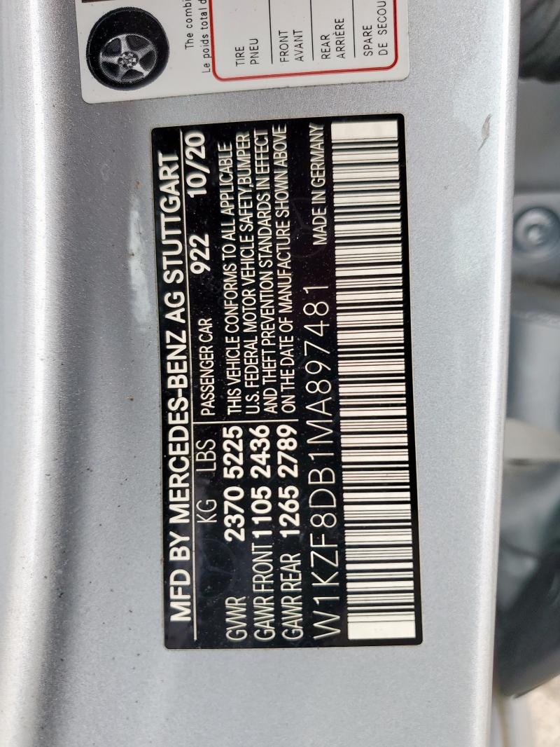 2021 MERCEDES-BENZ E 350 - W1KZF8DB1MA897481