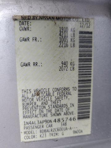 2013 NISSAN ALTIMA 2.5 - 1N4AL3AP9DN485746