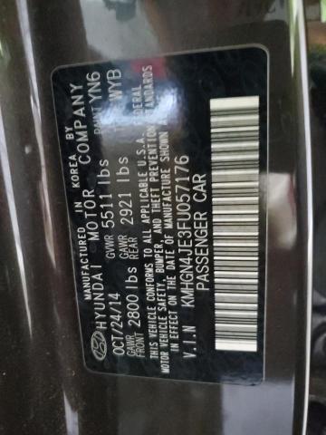 2015 HYUNDAI GENESIS 3.8L KMHGN4JE3FU057176