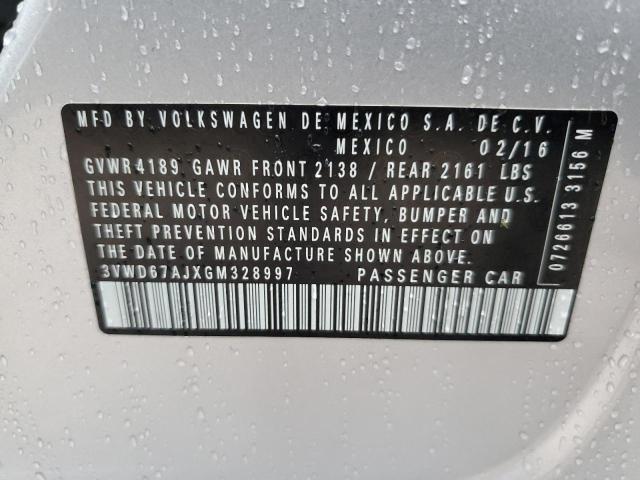2016 VOLKSWAGEN JETTA SE 3VWD67AJXGM328997