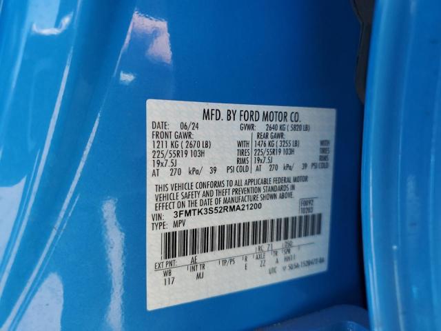 2024 FORD MUSTANG MA - 3FMTK3S52RMA21200