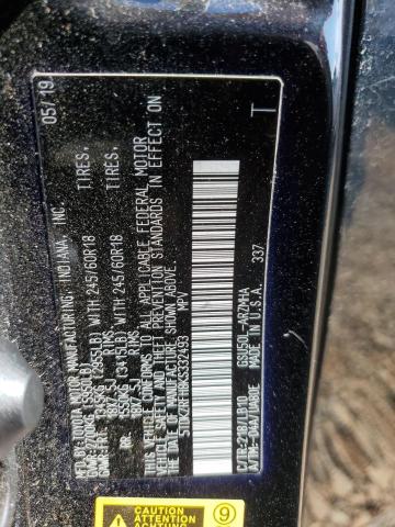 2019 TOYOTA HIGHLANDER 5TDKZRFH8KS332493