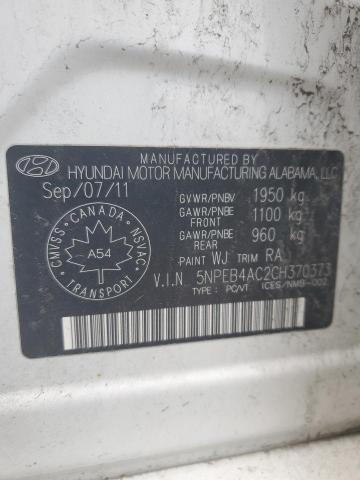 2012 HYUNDAI SONATA GLS - 5NPEB4AC2CH370373