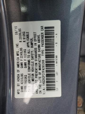 2015 HONDA ACCORD LX - 1HGCR2F37FA265289