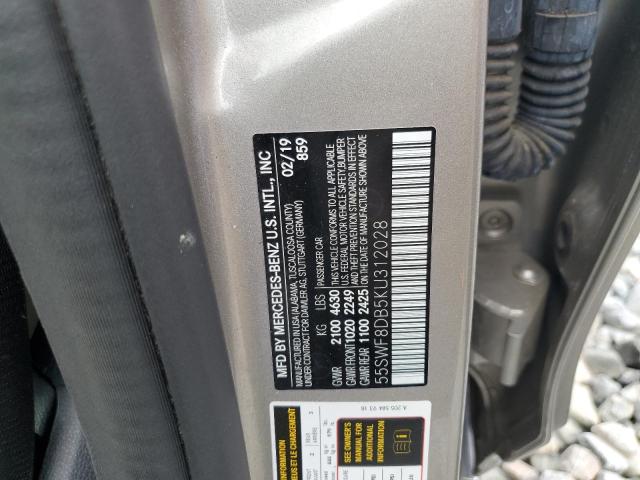 2019 MERCEDES-BENZ C 300 55SWF8DB5KU312028
