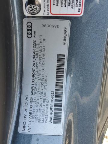2015 AUDI A3 PREMIUM WAU7FLFF1F1059522