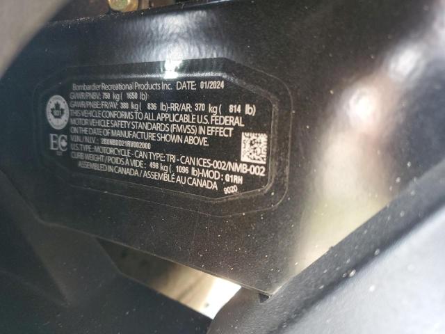 2024 CAN-AM SPYDER ROA 2BXNBDD21RV002000