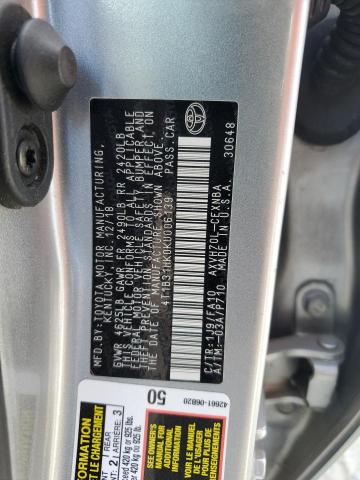 2019 TOYOTA CAMRY LE - 4T1B31HK0KU006139