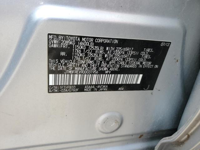 2013 TOYOTA RAV4 LE - JTMBFREV9DD031956