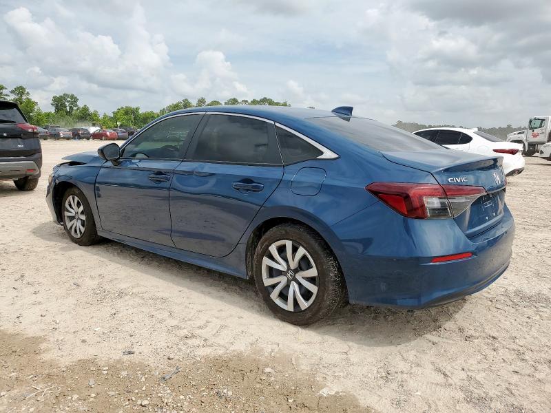 HONDA CIVIC LX 2025 blue  gas 2HGFE2F20SH541081 photo #3