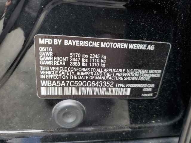 2016 BMW 528 XI WBA5A7C59GG643352