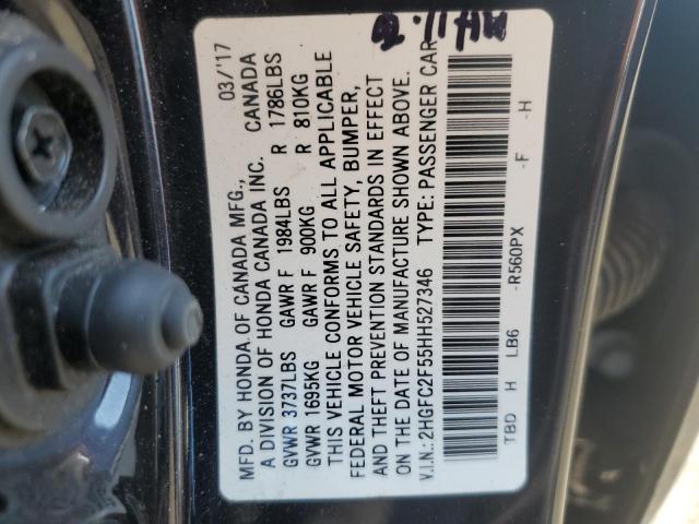 2017 HONDA CIVIC LX - 2HGFC2F55HH527346