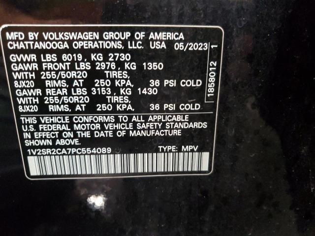 2023 VOLKSWAGEN ATLAS SEL - 1V2SR2CA7PC554089