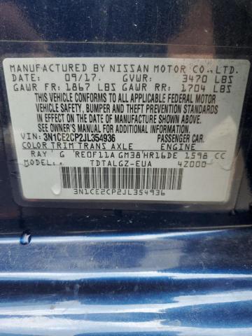 2018 NISSAN VERSA NOTE 3N1CE2CP2JL354936