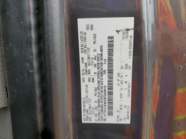 2016 FORD F150 SUPER - 1FTEX1E80GFD42612