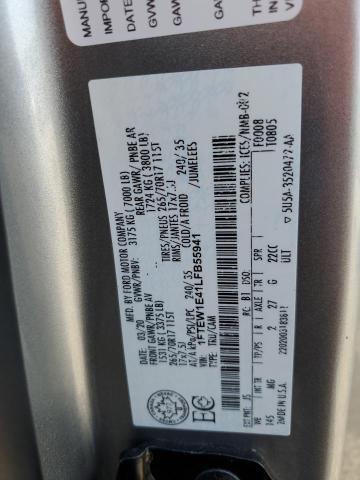2020 FORD F150 SUPER - 1FTEW1E41LFB55941