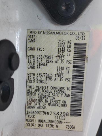 2015 NISSAN FRONTIER S - 1N6BD0CT9FN758298