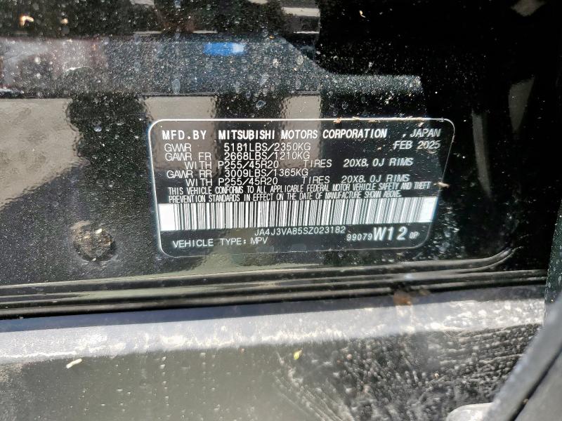 2025 MITSUBISHI OUTLANDER SE JA4J3VA85SZ023182