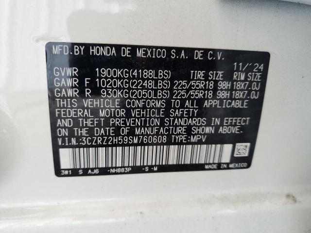 2025 HONDA HR-V SPORT 3CZRZ2H59SM760608