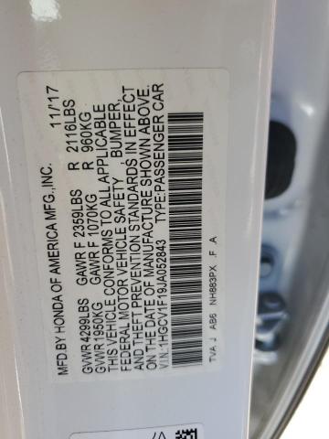 2018 HONDA ACCORD LX 1HGCV1F19JA052843