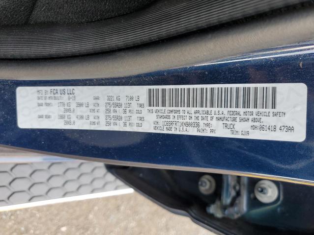 2019 RAM 1500 LARAM - 1C6SRFRT1KN900336