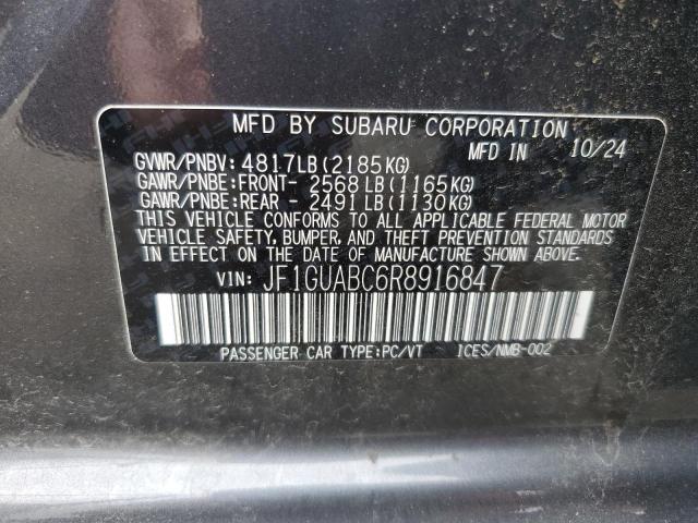 2024 SUBARU IMPREZA JF1GUABC6R8916847