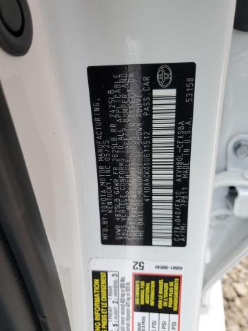 2025 TOYOTA CAMRY XSE 4T1DAACK0SU611512