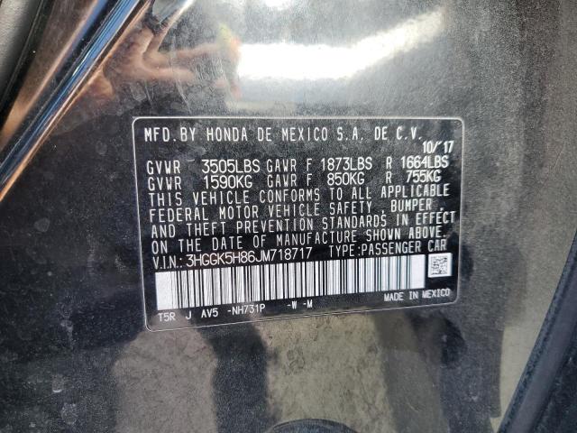 2018 HONDA FIT EX 3HGGK5H86JM718717