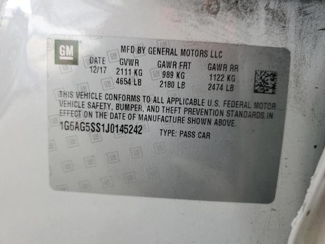 2018 CADILLAC ATS PREMIU 1G6AG5SS1J0145242