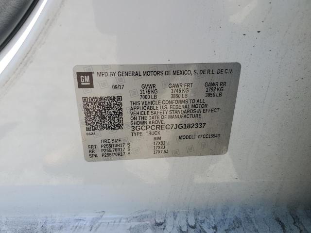 2018 CHEVROLET SILVERADO - 3GCPCREC7JG182337