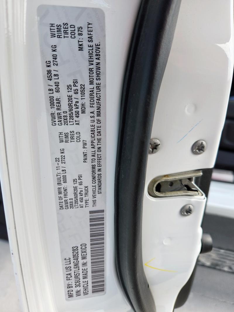 2022 RAM 2500 LIMIT 3C6UR5TL6NG405283