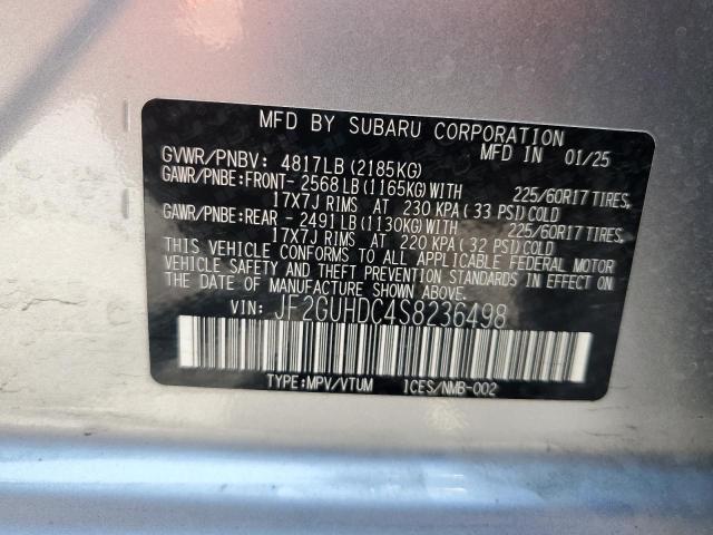2025 SUBARU CROSSTREK JF2GUHDC4S8236498