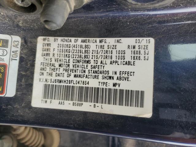 2015 HONDA CR-V LX 5J6RM4H39FL047854
